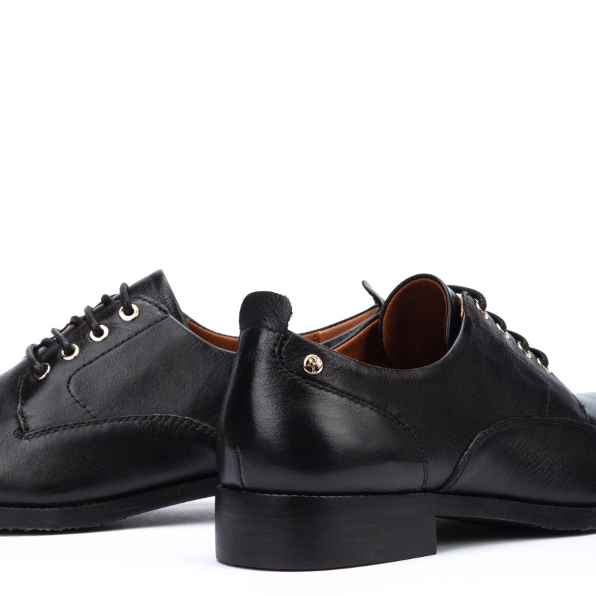 Women's Pikolinos ROYAL Derby Shoes Black | NZ T7Q9802